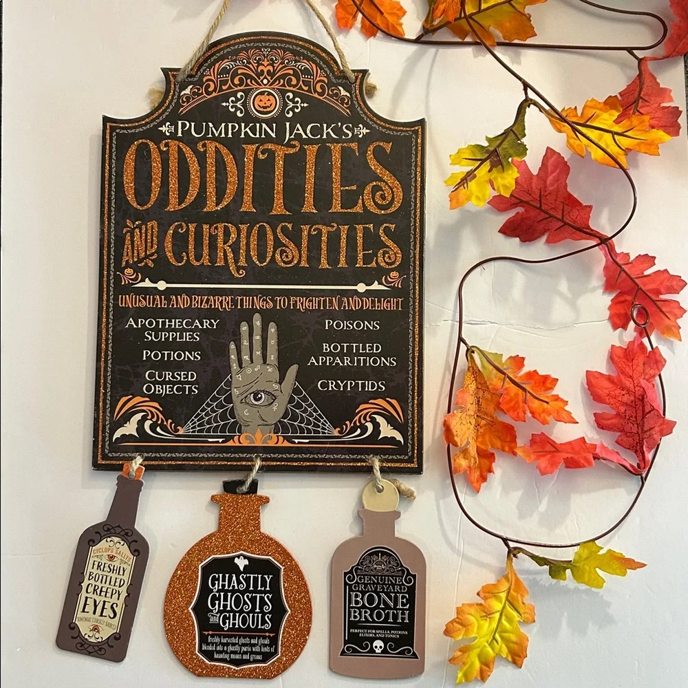Halloween Oddities and Curiosities Wall Decor NEW fall decor - Picture 1 of 9